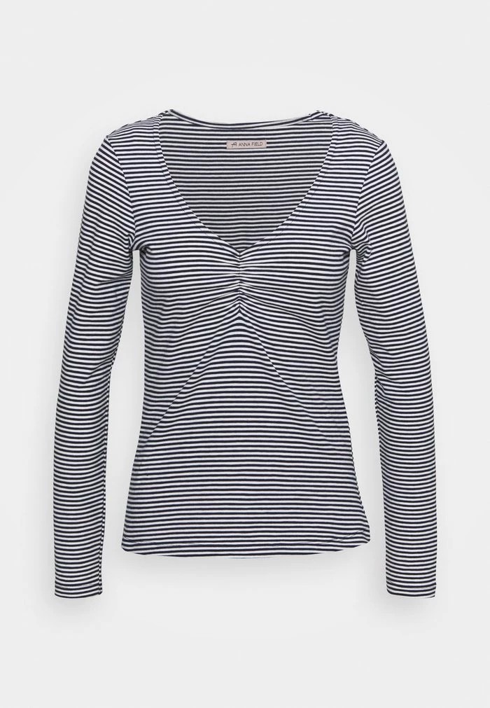 T-Shirt ANNA FIELD Anna Field Long Sleeved Top Bleu Marine Femme | ZOB-7948612